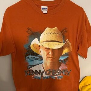 KENNY CHESNEY 2011 GOIN COASTAL Rust CONCERT Tee